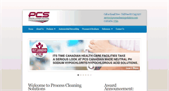 Desktop Screenshot of processcleaningsolutions.com