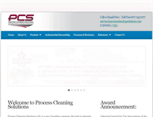 Tablet Screenshot of processcleaningsolutions.com